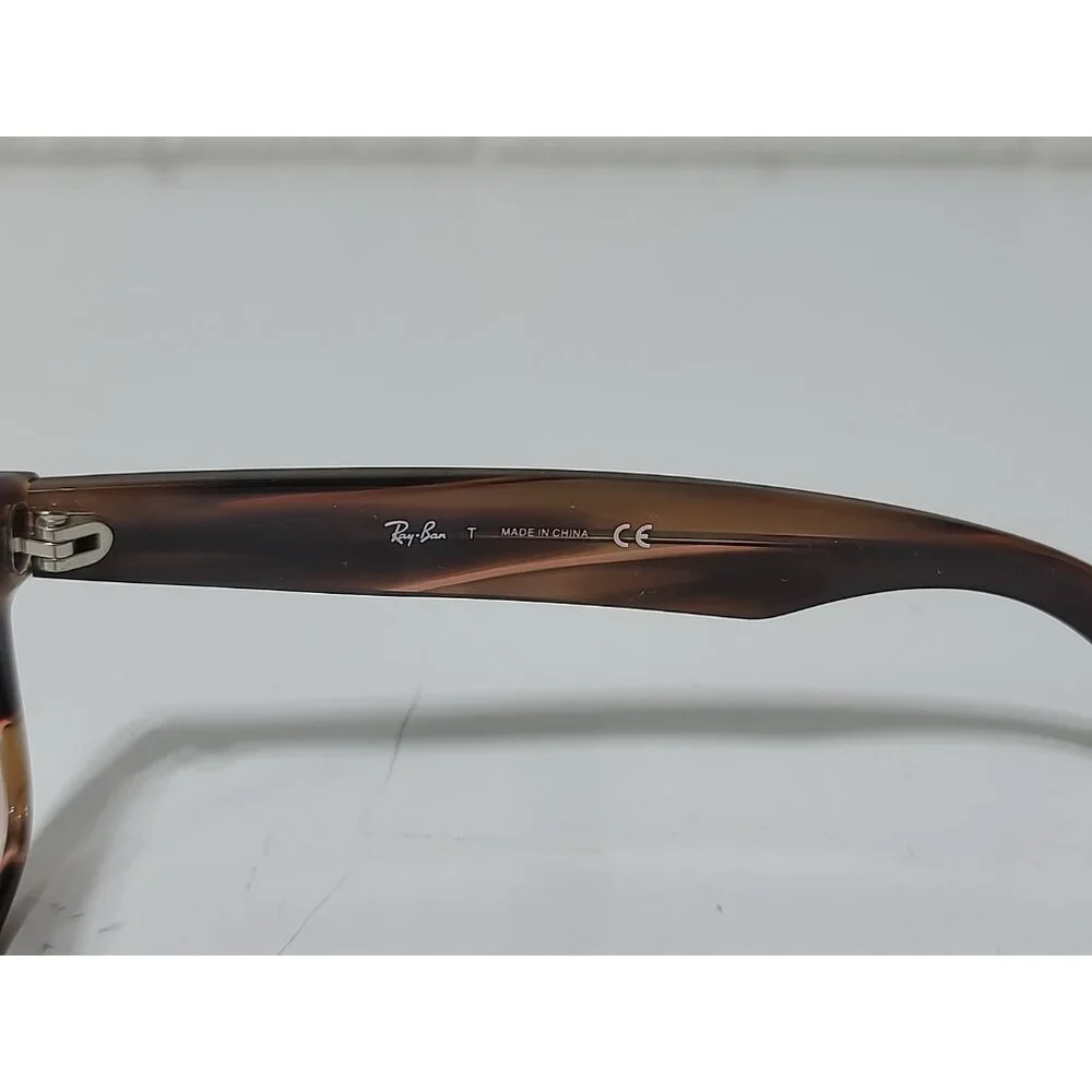 Ray-Ban Eyeglasses RB 5184 5139 Polished Striped Brown Square Frame 50[]18 145 - Picture 6 of 10
